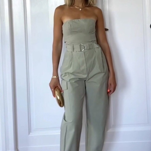 Zara Green Jumpsuit - Picture 6 of 10